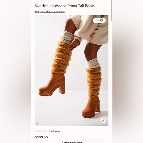 Swedish Hasbeens Shoes - NWB Free People boots, size 36